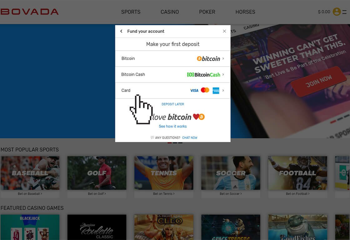 How To Deposit And Withdraw Bitcoin On Bovada Lv - 